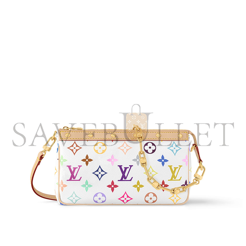 LOUIS VUITTON MURAKAMI LV X TM POCHETTE ACCESSOIRES M13404 (22*13*4cm) LOUIS VUITTON MURAKAMI LV X TM POCHETTE ACCESSOIRES M13404 (22*13*4cm)
